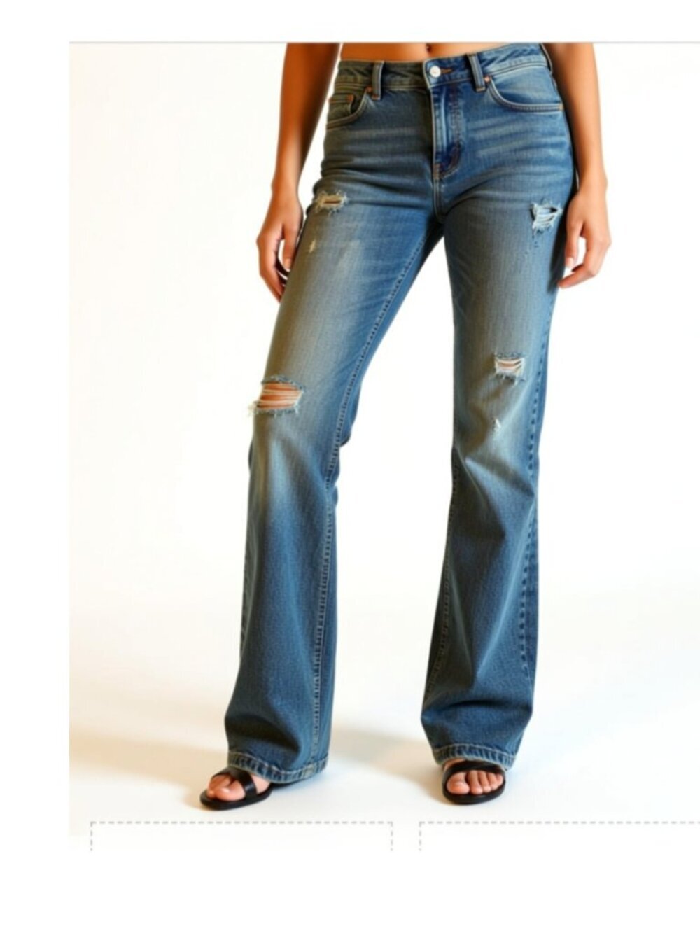 Seven7 Jeans, distressed - Size 34 (WJS733)